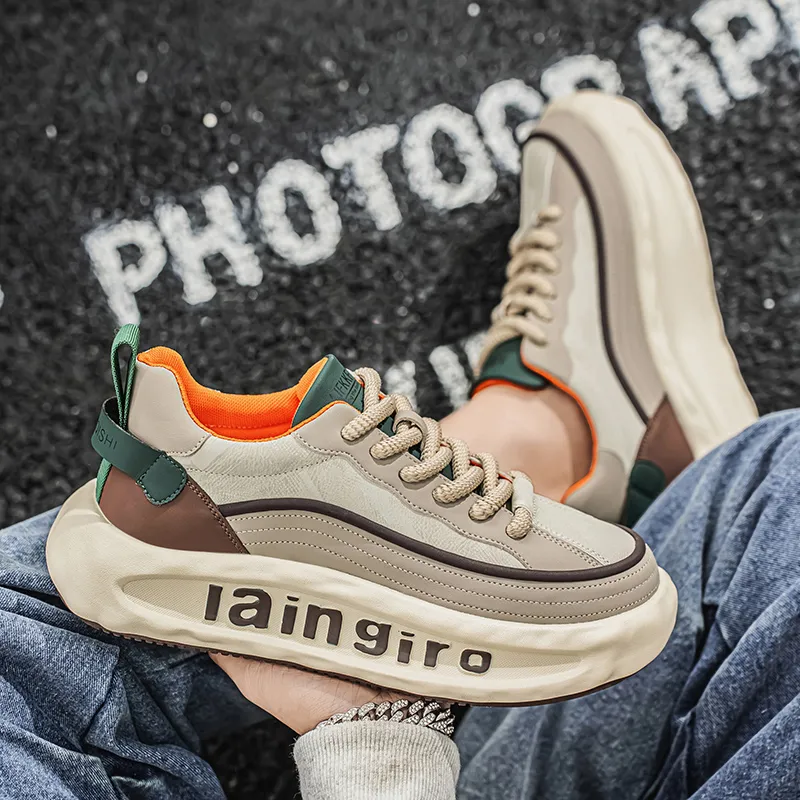 Grumpy Ram Anti-Slip Wear-Resistant Low-Top Chunky Sneakers Men's-7
