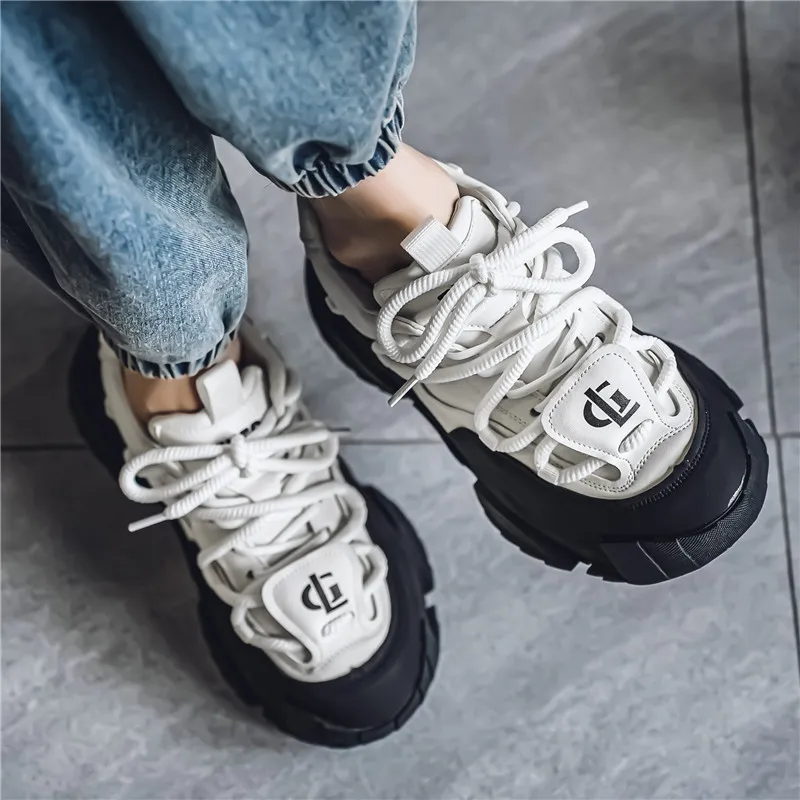 Grumpy Ram Anti-Slip Wear-Resistant Low-Top Chunky Sneakers Men's-4