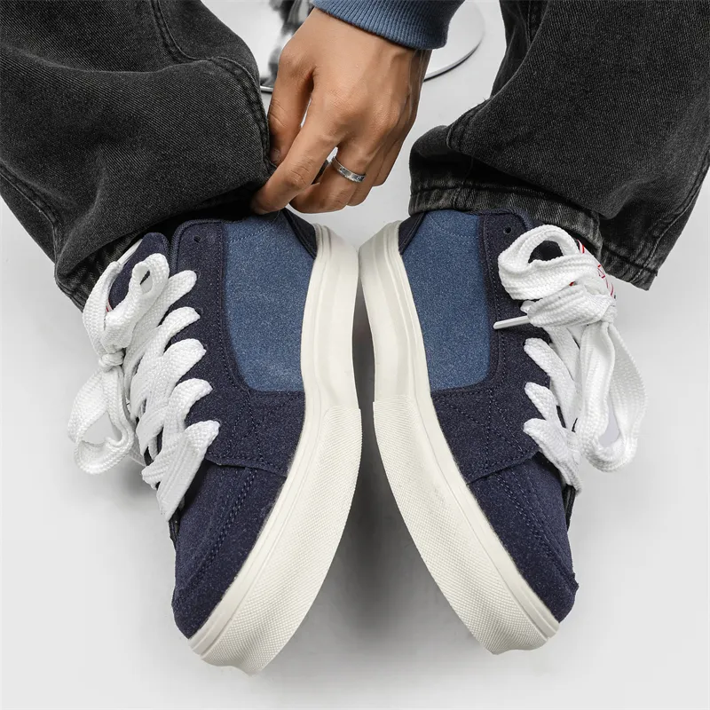 Grumpy Ram Anti-Slip Wear-Resistant Low-Top Skateboard Shoes Unisex-14