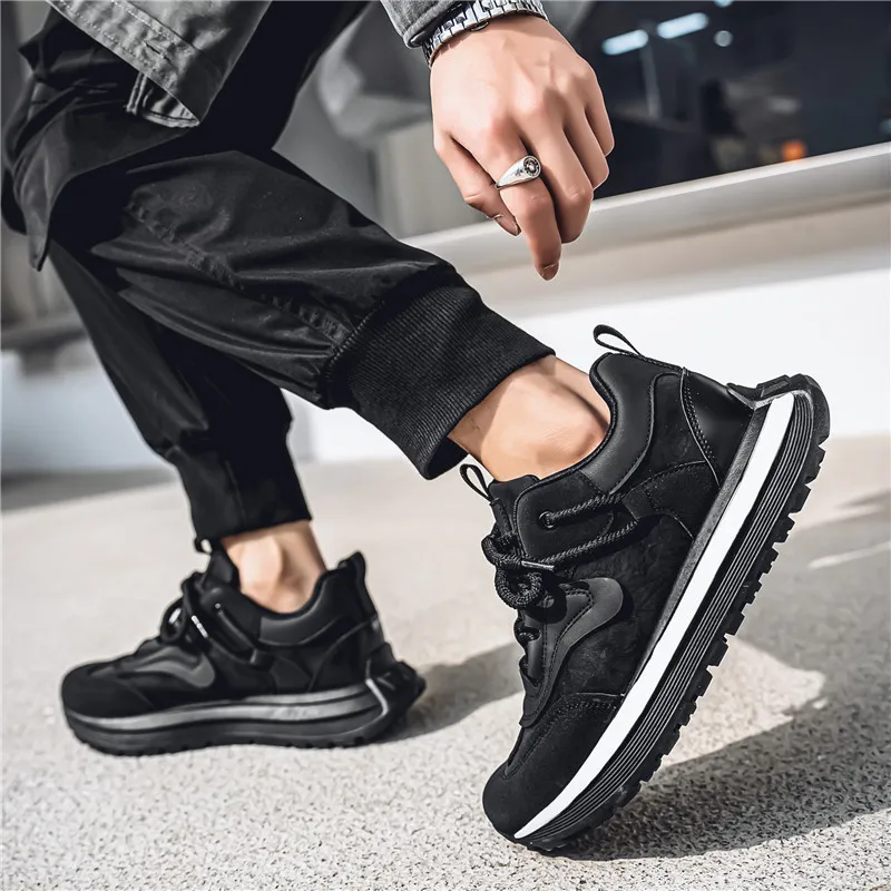 Grumpy Ram Anti Slip And Wear Resistant Height Increasing Low Top Casual Shoes Men's-15