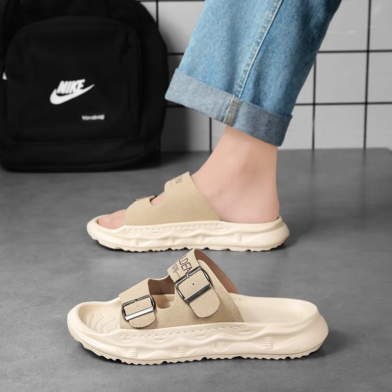 Grumpy Ram Slip Resistant Odor Resistant Abrasion Resistant Slide Slippers Men's-4