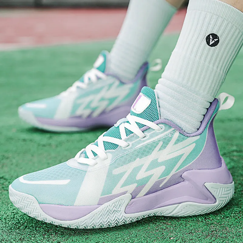 Grumpy Ram Cushioning Anti Slip And Wear Resistant Breathable Coverage High Top Basketball Shoes Unisex-5