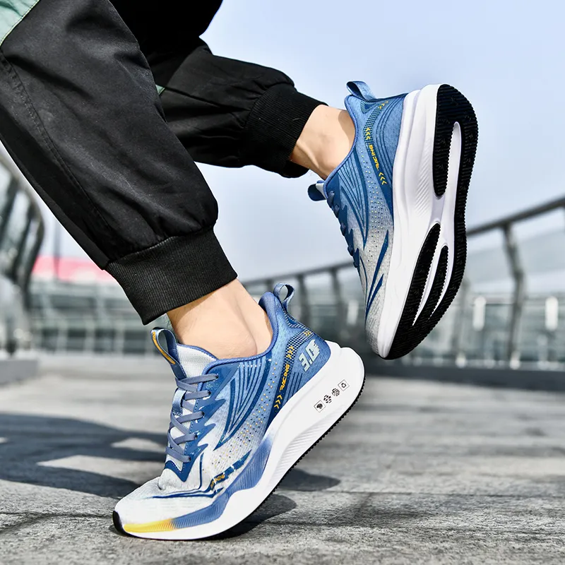Grumpy Ram Cushioned Slip-Resistant Low-Top Running Shoes Men's-2