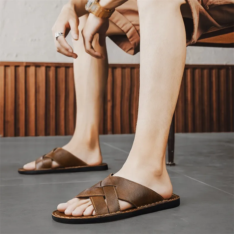 Grumpy Ram Slip Resistant Abrasion Resistant Slide Slippers Men's-8
