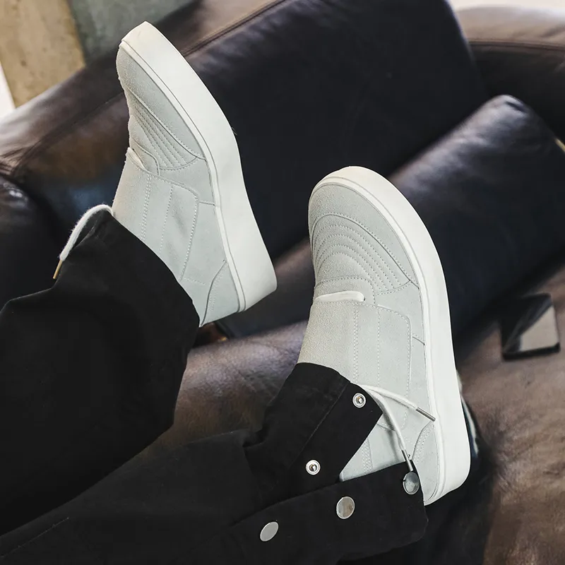 Grumpy Ram Anti-Slip Wear-Resistant High-Top Skateboard Shoes Men's-11