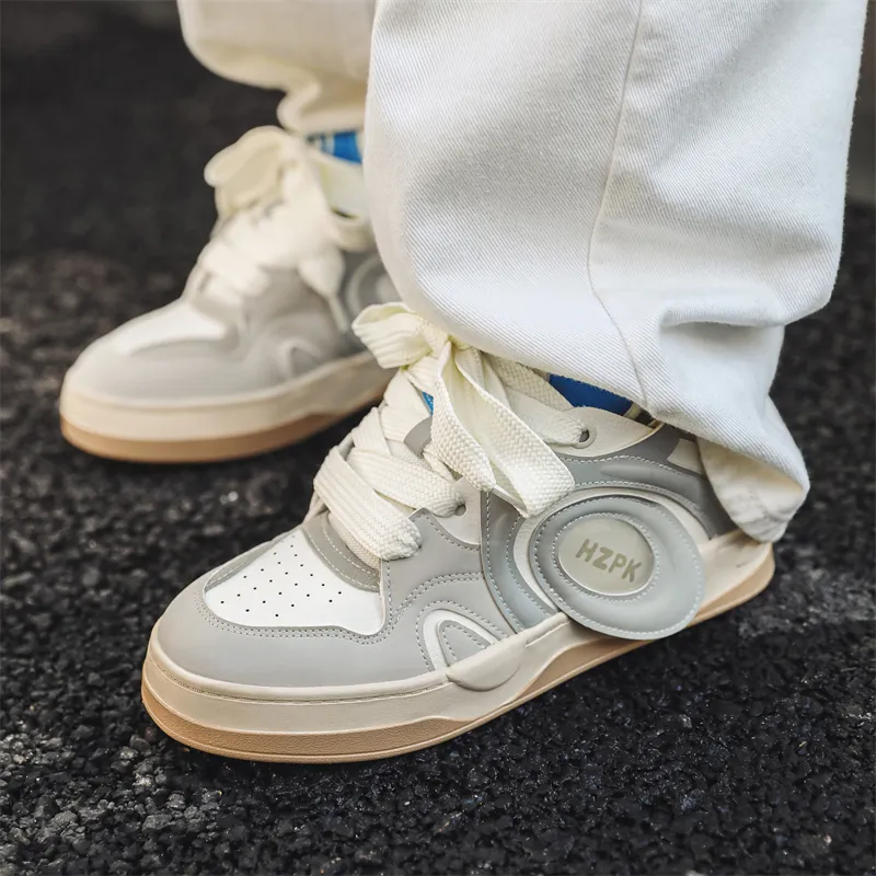 Grumpy Ram Anti-Slip Wear-Resistant Low-Top Skateboard Shoes Men's-8
