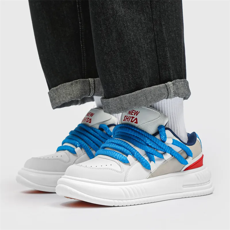 Grumpy Ram Anti-Slip Wear-Resistant Low-Top Skateboard Shoes Men's-7