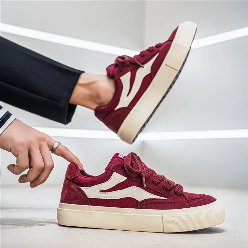 Grumpy Ram Wear-Resistant Breathable Slip-Resistant Low-Top Skateboard Shoes Men's-12