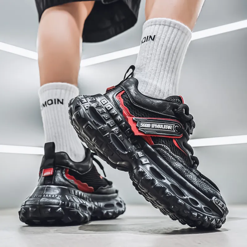 Grumpy Ram Breathable Height Increase Low Top Chunky Sneakers Men's-13