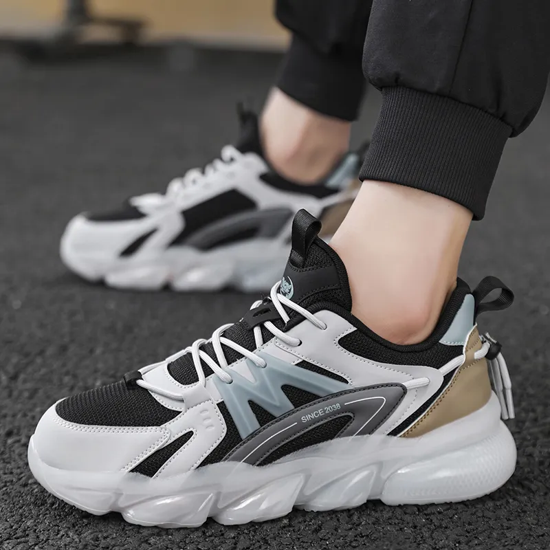 Grumpy Ram Cushioning Anti Slip And Wear Resistant Low Top Casual Running Shoes Men's-6