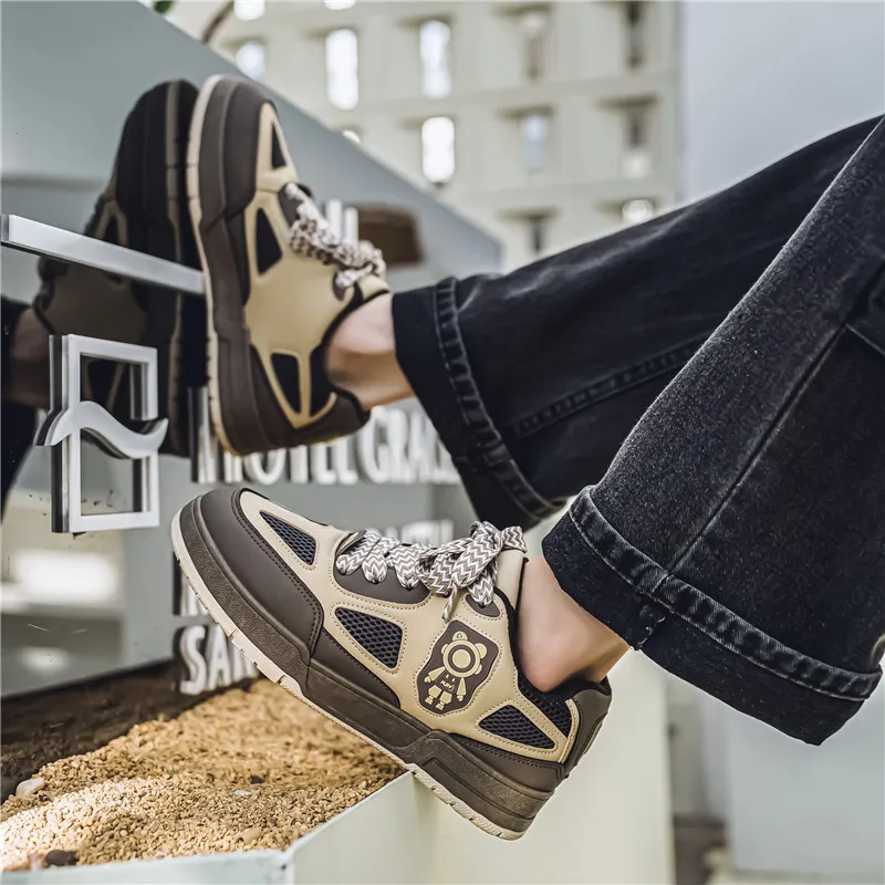Grumpy Ram Durable Breathable Low Top Skateboard Shoes Men's-2