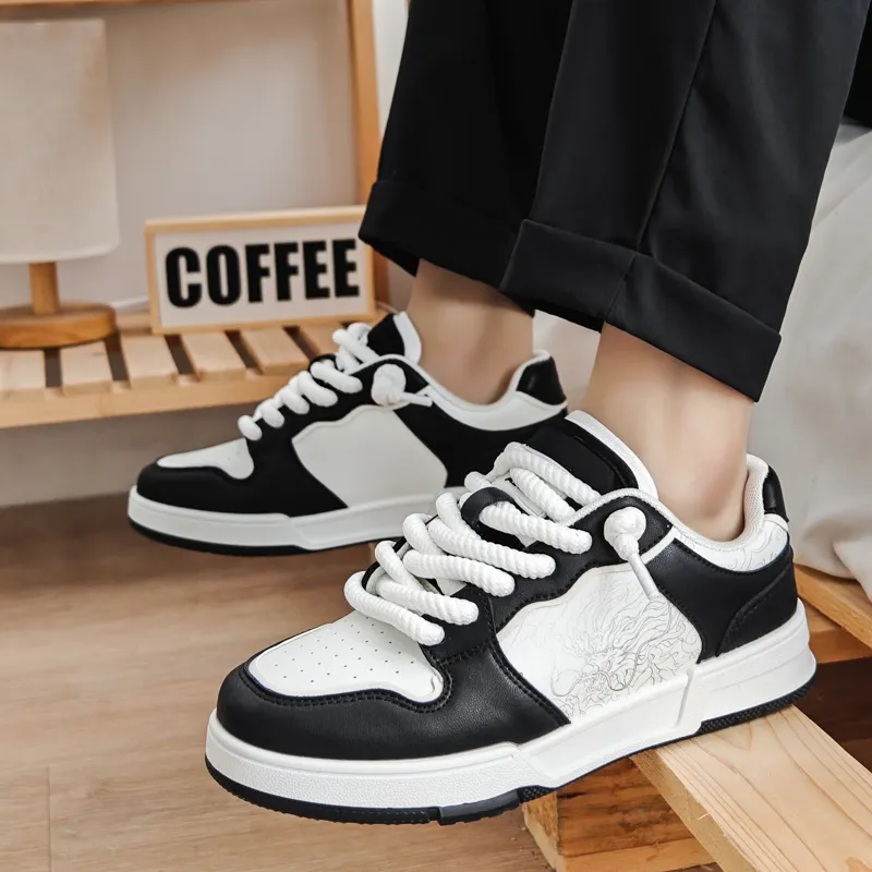 Grumpy Ram Anti Slip Wear Resistant Low Top Skateboard Shoes Men's-2