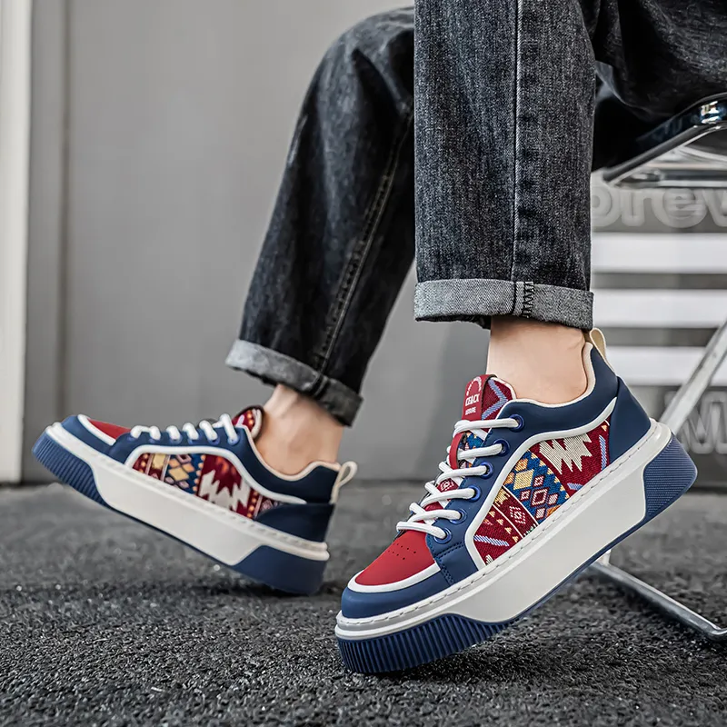 Grumpy Ram Anti-Slip And Wear-Resistant Breathable Low-Top Skateboard Shoes Men's-14