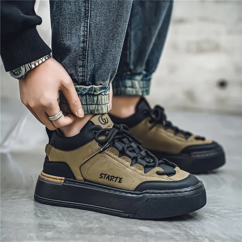 Grumpy Ram Anti-Slip Wear-Resistant Low-Top Skateboard Shoes Men's-7