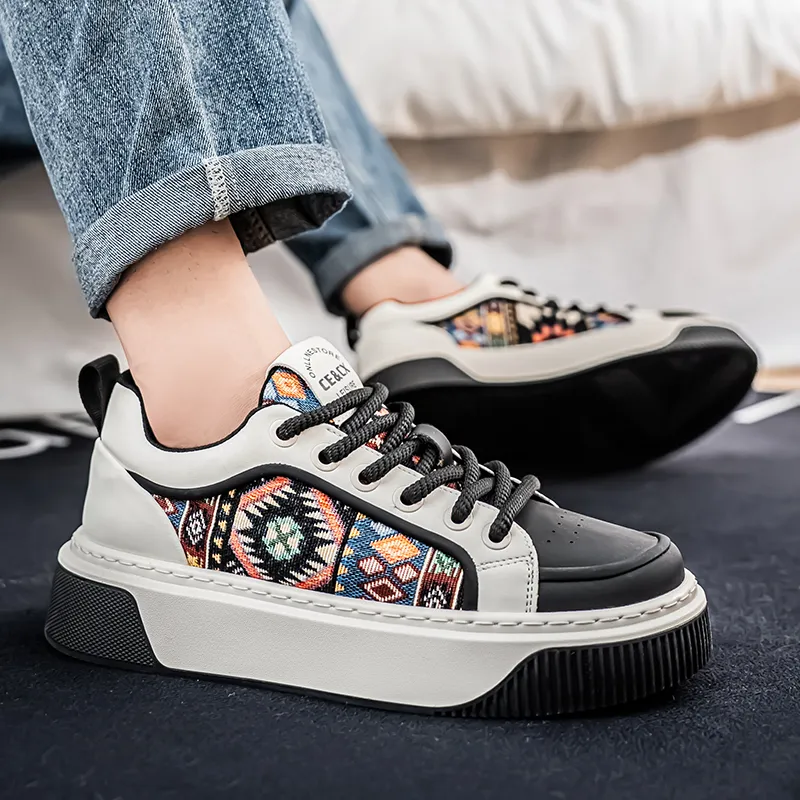 Grumpy Ram Anti-Slip And Wear-Resistant Breathable Low-Top Skateboard Shoes Men's-9