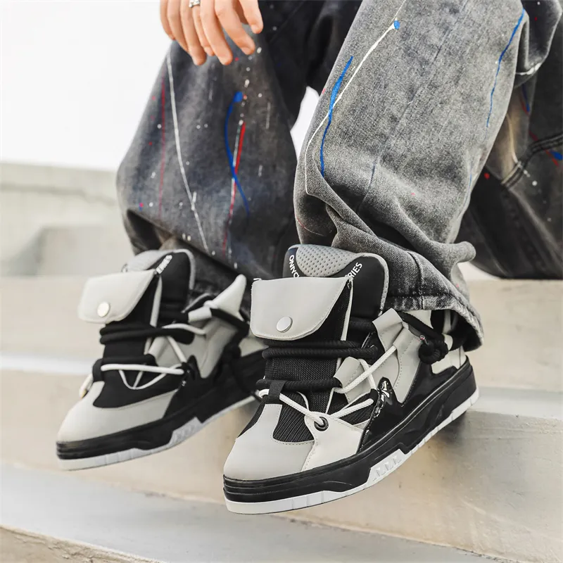Grumpy Ram Durable Breathable Low-Top Skateboard Shoes Men's-7