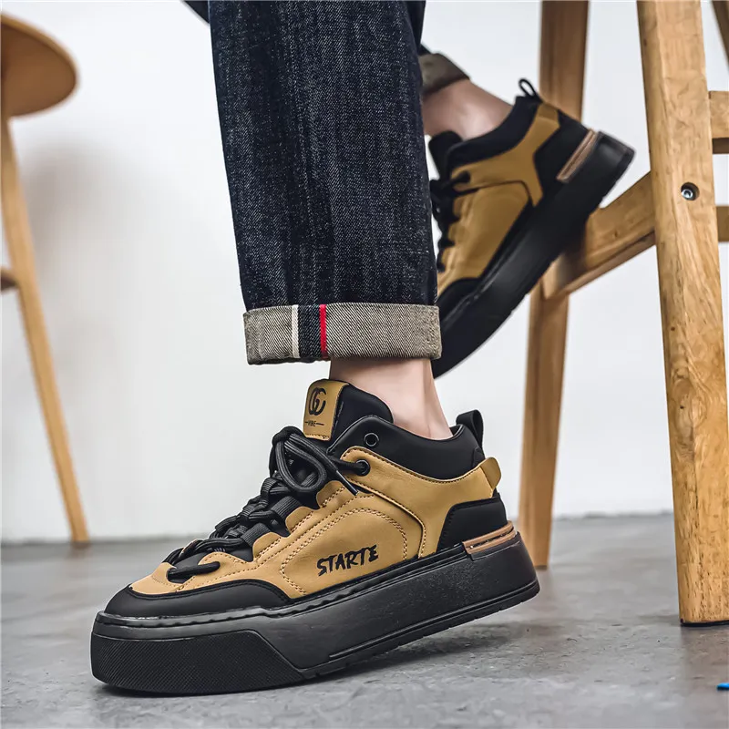 Grumpy Ram Anti-Slip Wear-Resistant Low-Top Skateboard Shoes Men's-4