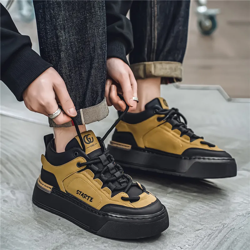 Grumpy Ram Anti-Slip Wear-Resistant Low-Top Skateboard Shoes Men's-2