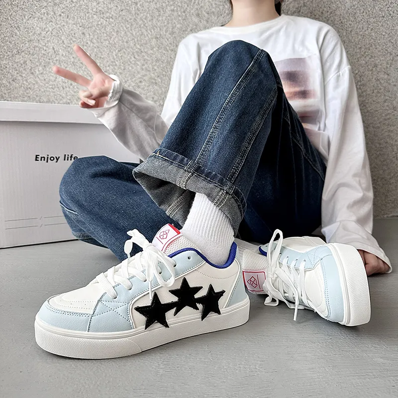 Grumpy Ram Slip Resistant Cushioning Wear Resistant Low Top Skateboard Shoes Unisex-38