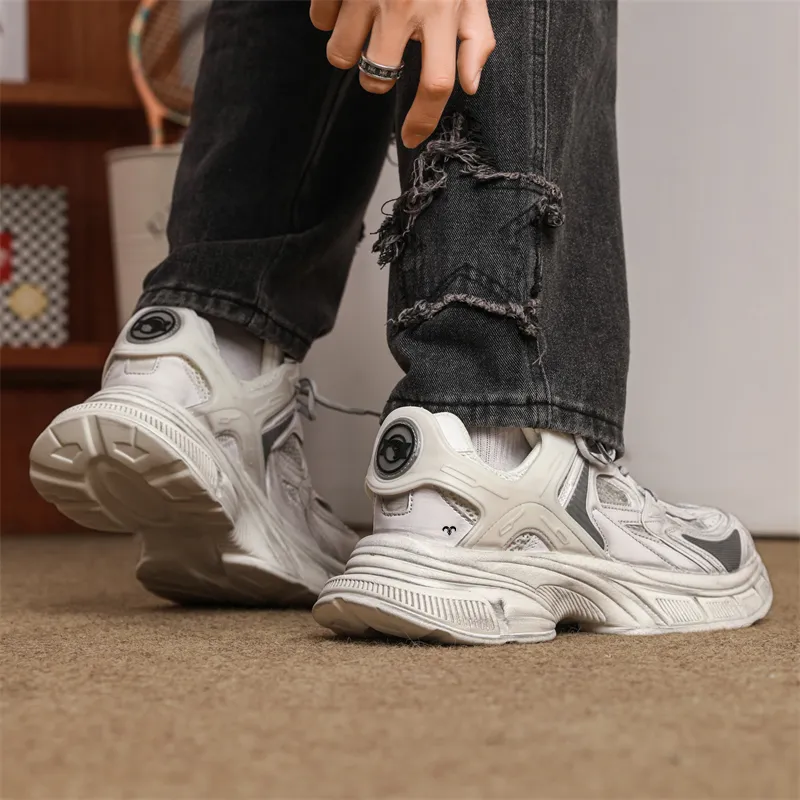 Grumpy Ram Slip Resistant, Abrasion Resistant, Breathable, Lightweight, Height Increasing Chunky Sneakers Unisex-3