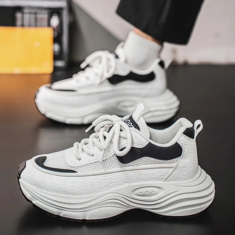 Grumpy Ram Breathable Height Increasing Lightweight Low Top Chunky Sneakers Men's-9