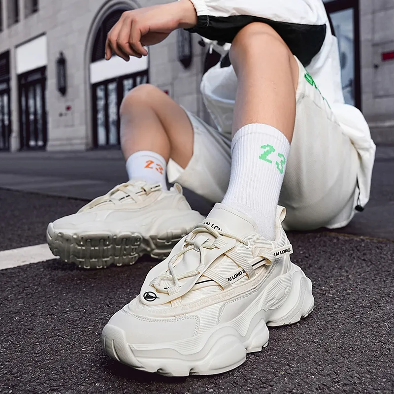 Grumpy Ram Anti Slip And Wear Resistant Height Increasing Low Top Chunky Sneakers Unisex-9