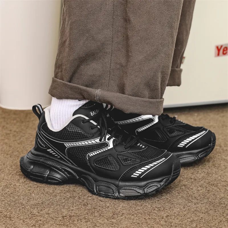 Grumpy Ram Cushioned Wear Resistant Height Increasing Low Top Chunky Sneakers Unisex-2