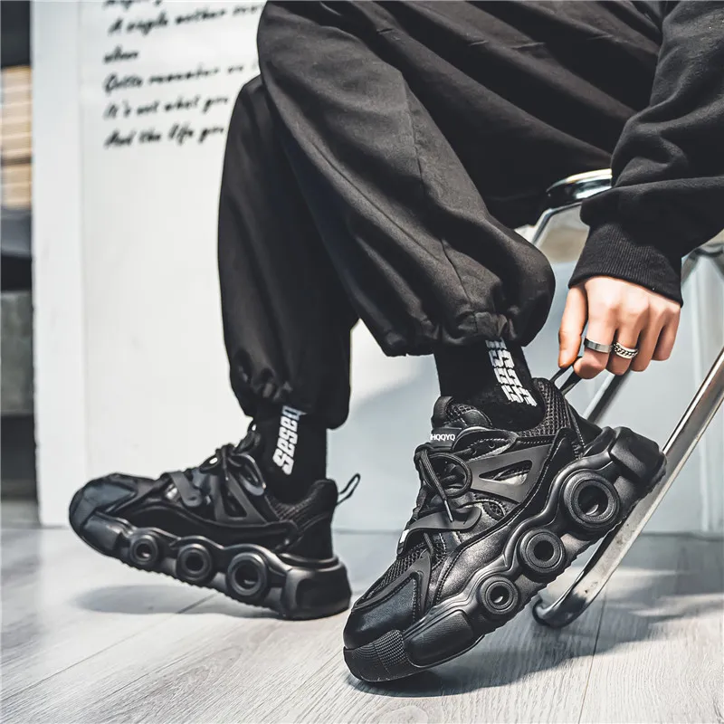 Grumpy Ram Anti Slip And Wear Resistant Breathable Low Top Chunky Sneakers Men's-5