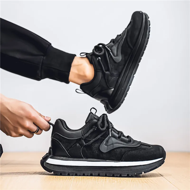 Grumpy Ram Anti Slip And Wear Resistant Height Increasing Low Top Casual Shoes Men's-13