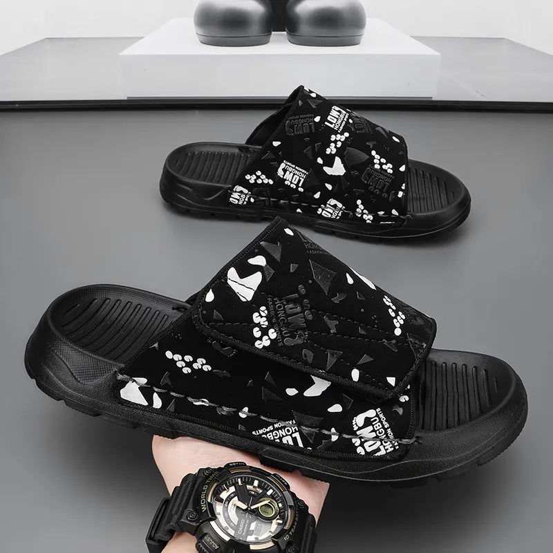 Grumpy Ram Slip Resistant Abrasion Resistant Slide Slippers Men's-5