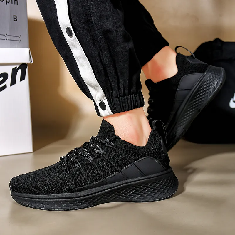 Grumpy Ram Slip Resistant Breathable Lightweight Low Top Casual Running Shoes Men's-9