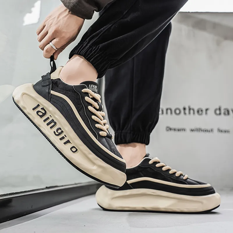 Grumpy Ram Anti-Slip Wear-Resistant Low-Top Chunky Sneakers Men's-4