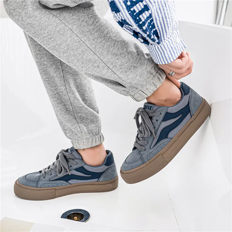 Grumpy Ram Wear-Resistant Breathable Slip-Resistant Low-Top Skateboard Shoes Men's-9