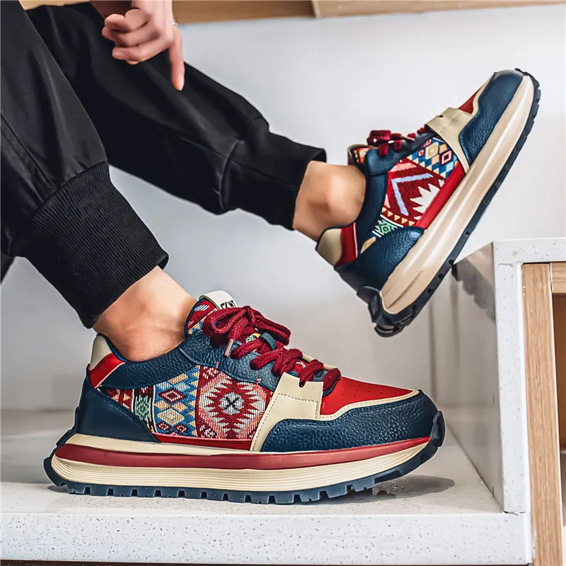 Grumpy Ram Anti-Slip And Wear-Resistant Coverage Low-Top Casual Shoes Men's-2