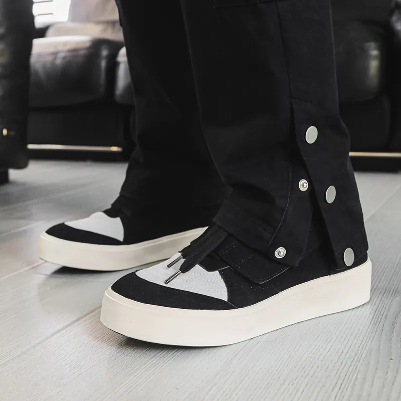 Grumpy Ram Anti-Slip Wear-Resistant High-Top Skateboard Shoes Men's-1