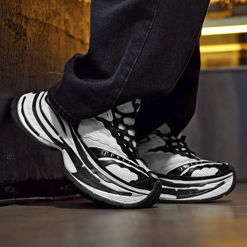 Grumpy Ram Slip Resistant Breathable Height Increasing Low Top Chunky Sneakers Unisex-9