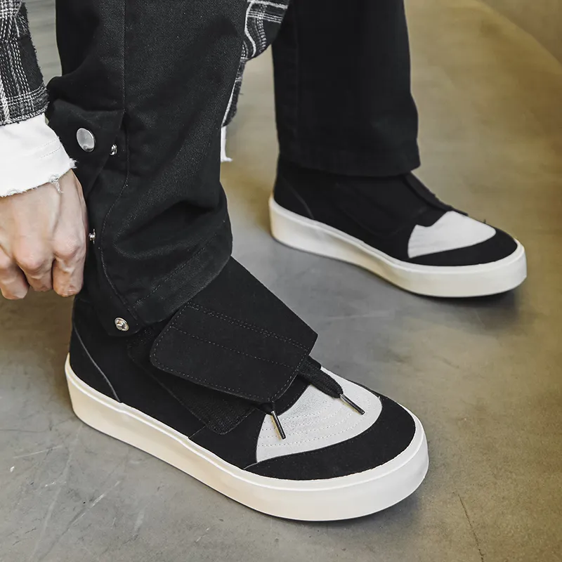 Grumpy Ram Anti-Slip Wear-Resistant High-Top Skateboard Shoes Men's-4
