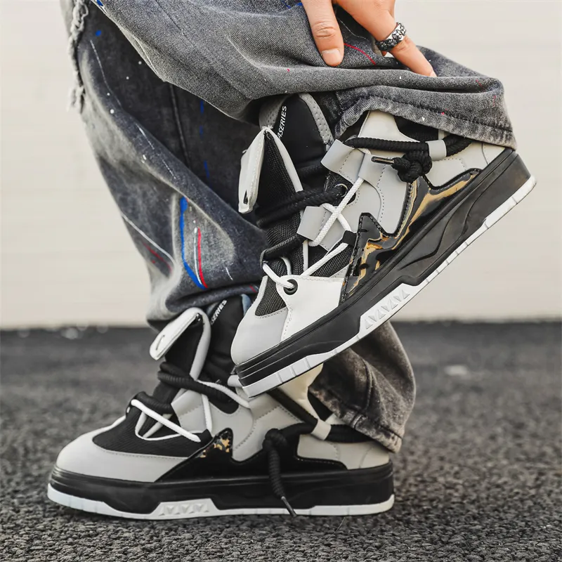 Grumpy Ram Durable Breathable Low-Top Skateboard Shoes Men's-6