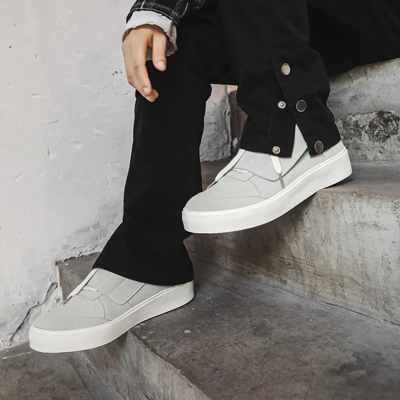 Grumpy Ram Anti-Slip Wear-Resistant High-Top Skateboard Shoes Men's-9