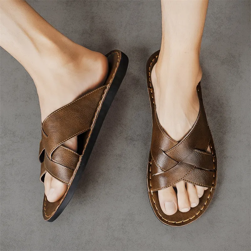 Grumpy Ram Slip Resistant Abrasion Resistant Slide Slippers Men's-10