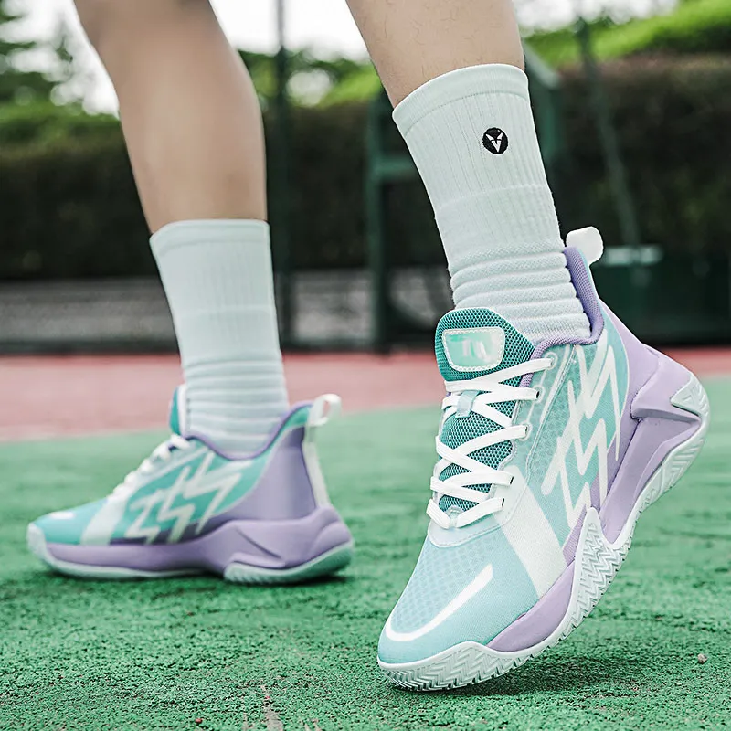 Grumpy Ram Cushioning Anti Slip And Wear Resistant Breathable Coverage High Top Basketball Shoes Unisex-8