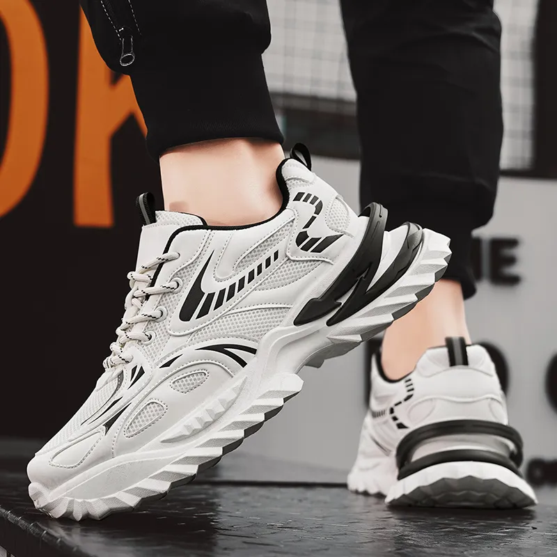 Grumpy Ram Breathable Height Increase Low Top Chunky Sneakers Men's-16
