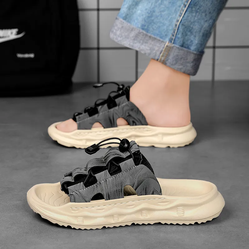 Grumpy Ram Slip Resistant Odor Resistant Abrasion Resistant Slide Slippers Men's-5