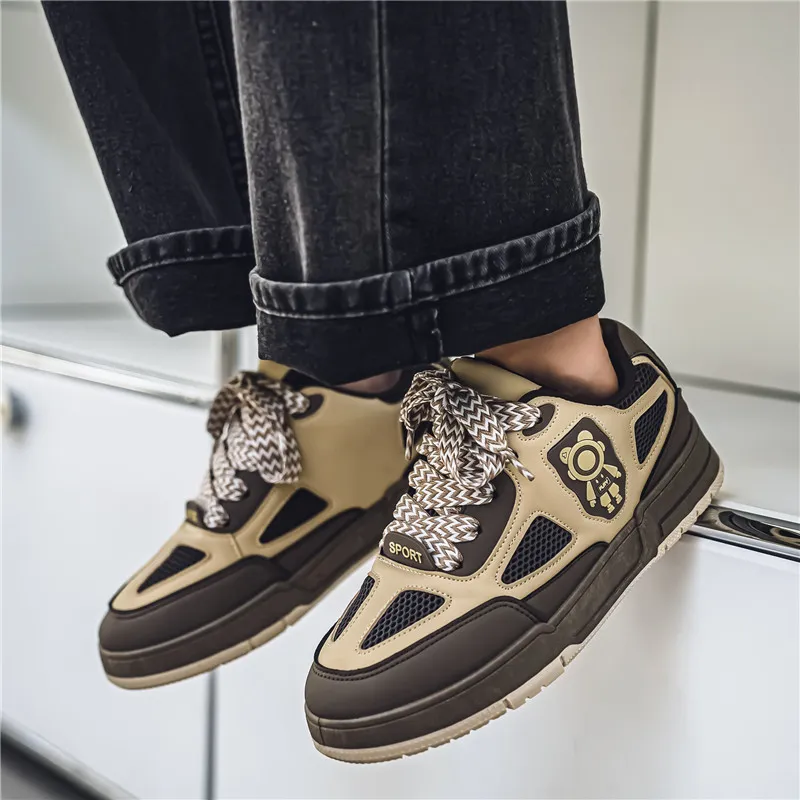 Grumpy Ram Durable Breathable Low Top Skateboard Shoes Men's-4