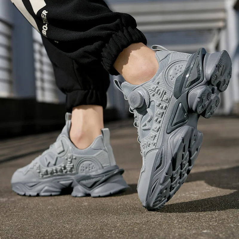 Grumpy Ram Cushioning Anti-Slip Wear-Resistant Breathability Low-Top Chunky Sneakers Men's-8