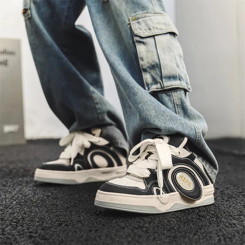 Grumpy Ram Anti-Slip Wear-Resistant Low-Top Skateboard Shoes Men's-2