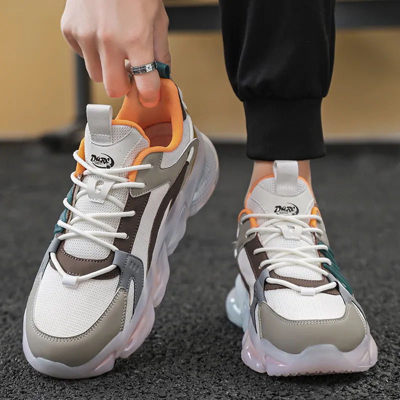 Grumpy Ram Cushioning Anti Slip And Wear Resistant Low Top Casual Running Shoes Men's-4