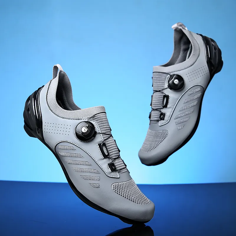 BBMTR Cycling Shoes Unisex Low Top Black/Gray/Denim Blue/Purple-6