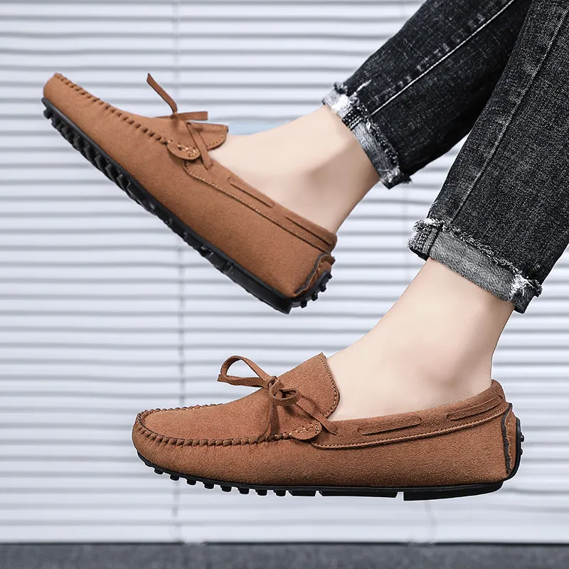 BBMTR Gommino Loafers Men Black/Gray/Red Brown/Blue/Khaki-15