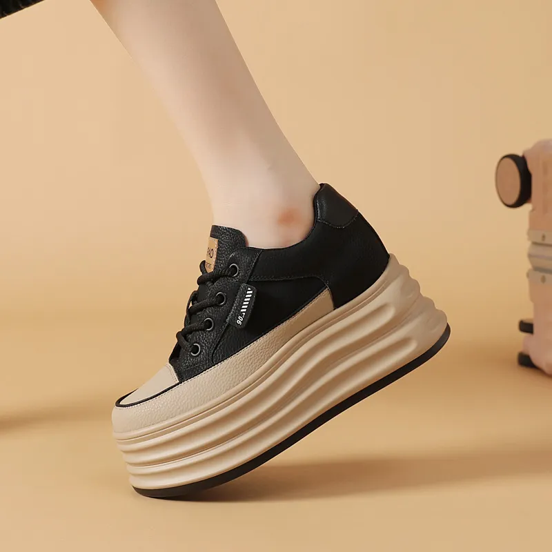 BBMTR Coverage Warm Balance Height Increasing Low Top Skateboard Shoes Women's-9